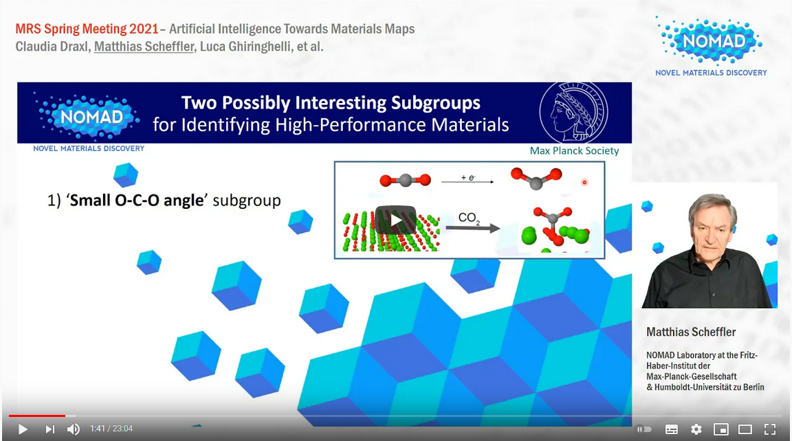 Artificial Intelligence Towards Materials Maps